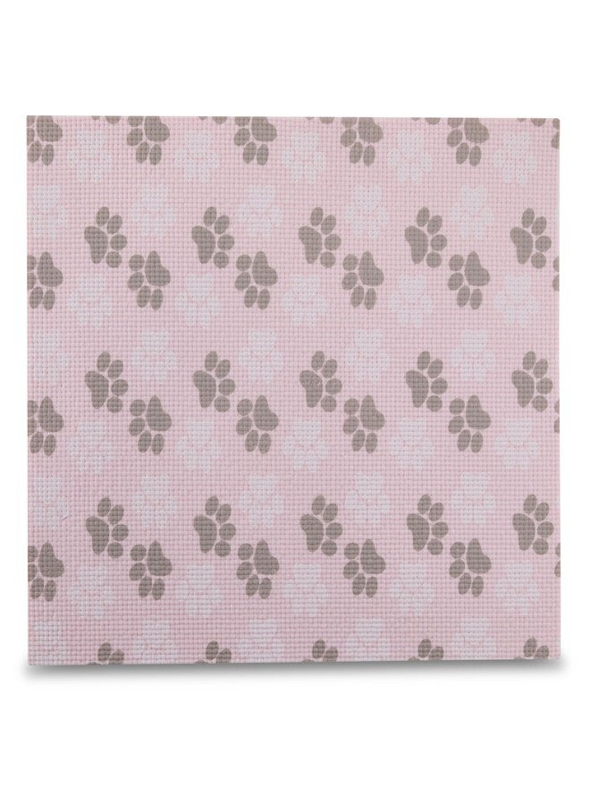 Cudlie Dog Food Mat Anti-Slip Bowl Mats for Food and Water, Rectangle Shape Feeding Mat Waterproof Pet Placemat PVC Puppy Trays for Large Medium Small Dogs Cats 15x20 inches - Image 3