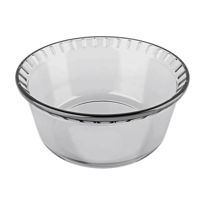 Marinex Medium Glass SoufflÃ© Dish 1.4L  Durable Heat-Resistant Bakeware, Oven Safe Transparent Bakeware for Lasagna, Cakes, Brownies, Roasting & Casseroles  Heat Resistant Durable Glass Dish for Home & Kitchen - Image 2