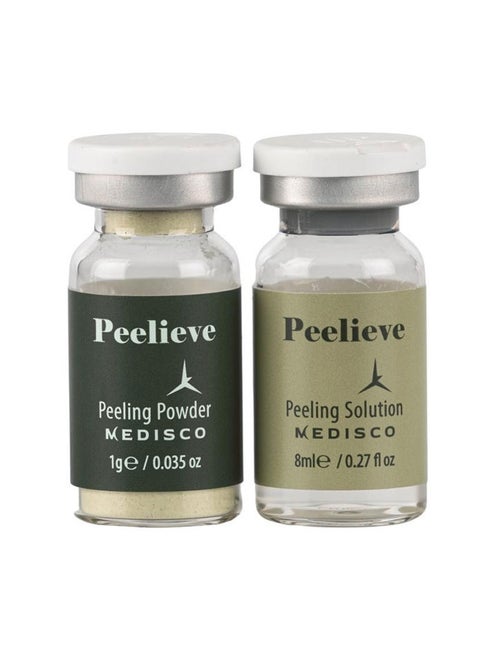 Medisco Peelive Peeling Powder Solution Gentle Medium Peel for Effective At Home Skin Renewal Self Care