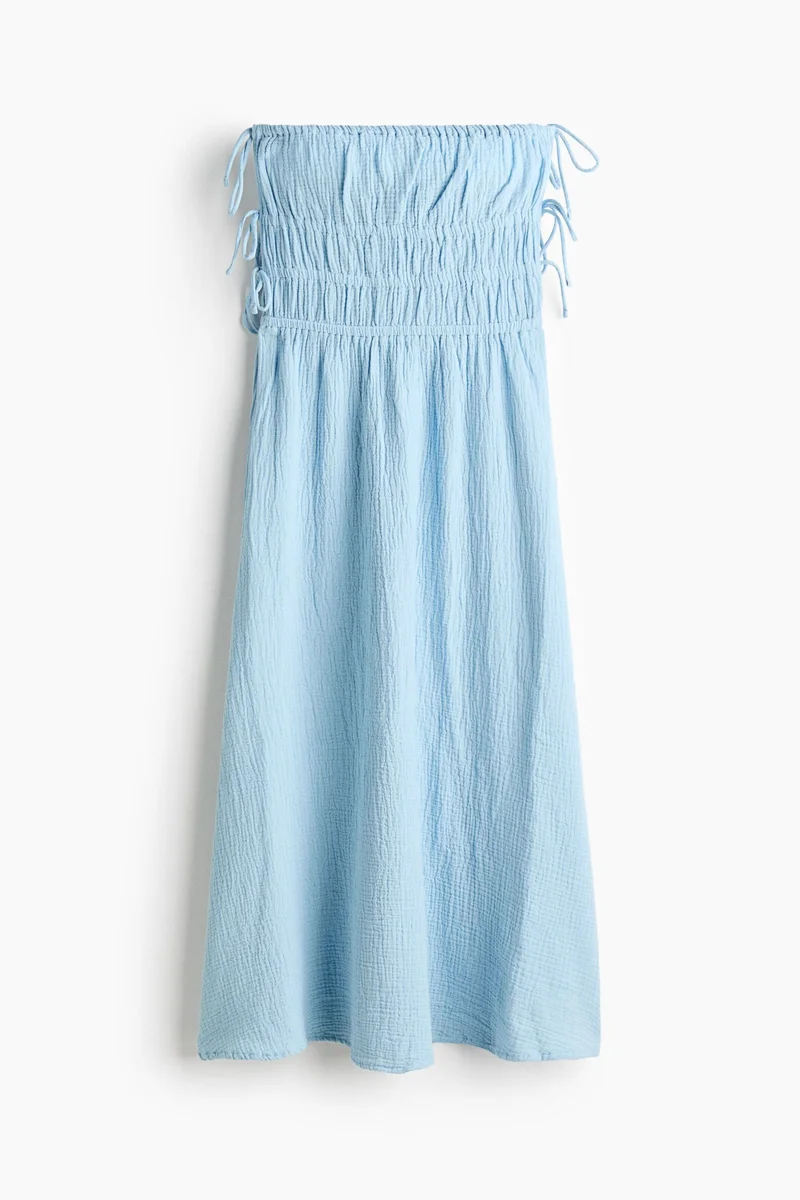 Muslin bandeau dress