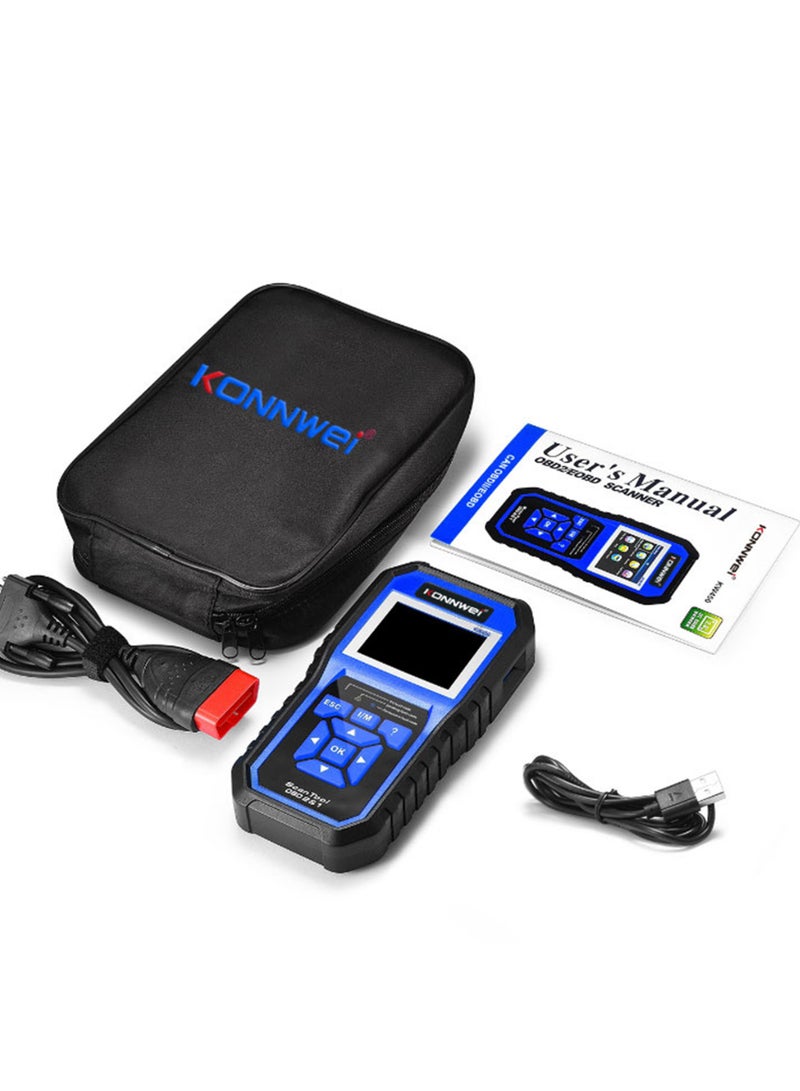 Konnwei OBDII Scanner Code Reader Engine Fault Reader Erase/Reset Fault Codes Diagnostic Scanner Replacement for VW Audi Skoda(German Ver) - Image 5