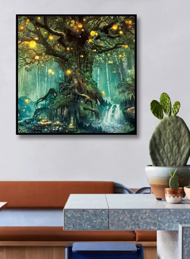 Tree Print DIY Diamond Painting Without Frame - Image 2