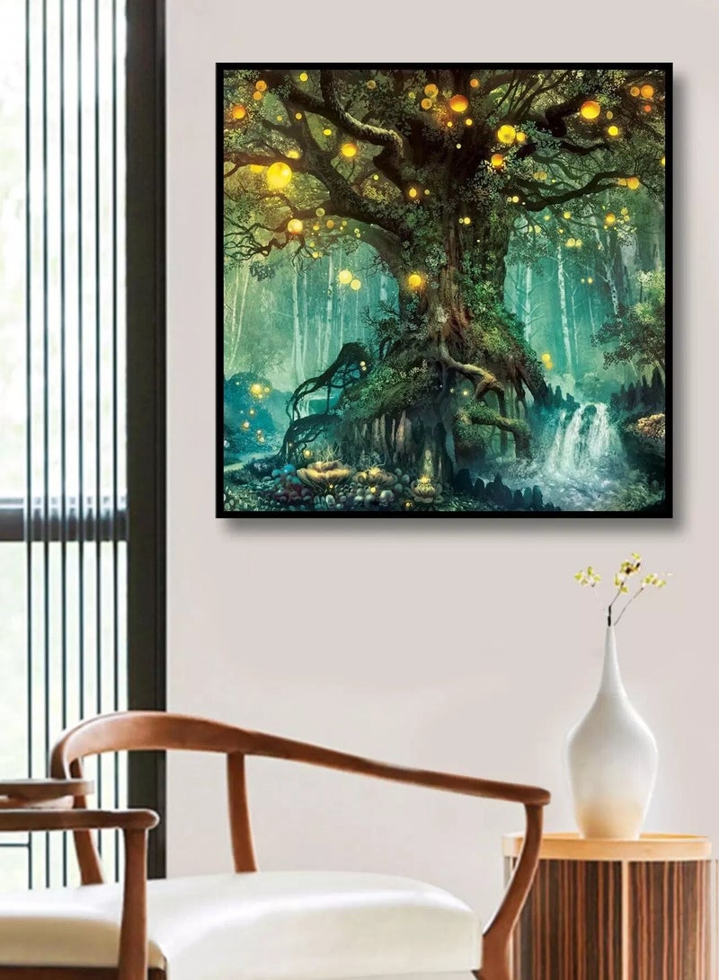 Tree Print DIY Diamond Painting Without Frame - Image 4