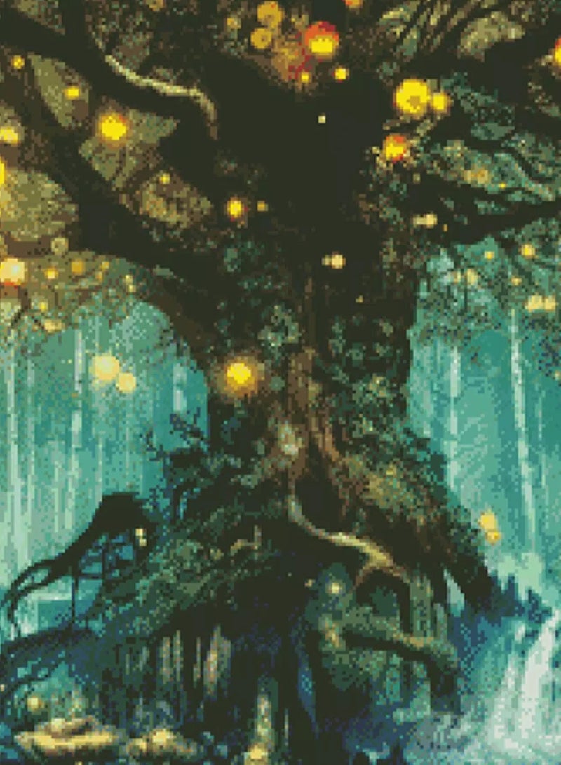 Tree Print DIY Diamond Painting Without Frame - Image 3