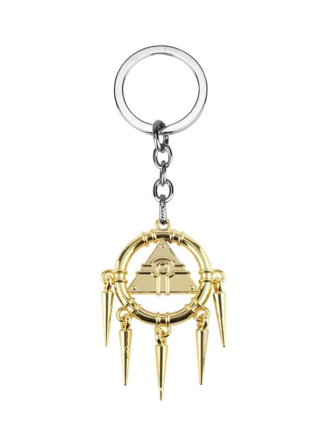 NIBEMINENT Duel Monsters Millennium Puzzle Keychain Gold