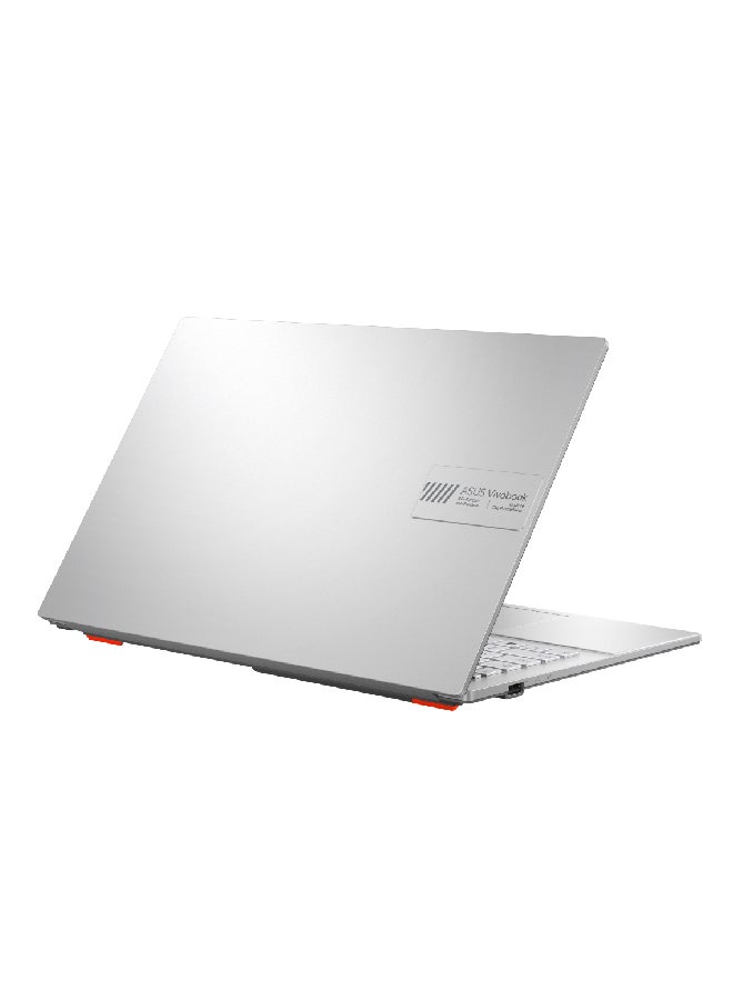 ASUS VivoBook Go Laptop With 15.6-inch Full HD (1920x1080) Display,Core i3-N305 Processor/8GB RAM DDR4/256GB SSD/DOS(Without Windows)/Intel UHD 600 Graphics/ English/Arabic Cool Silver - Image 4
