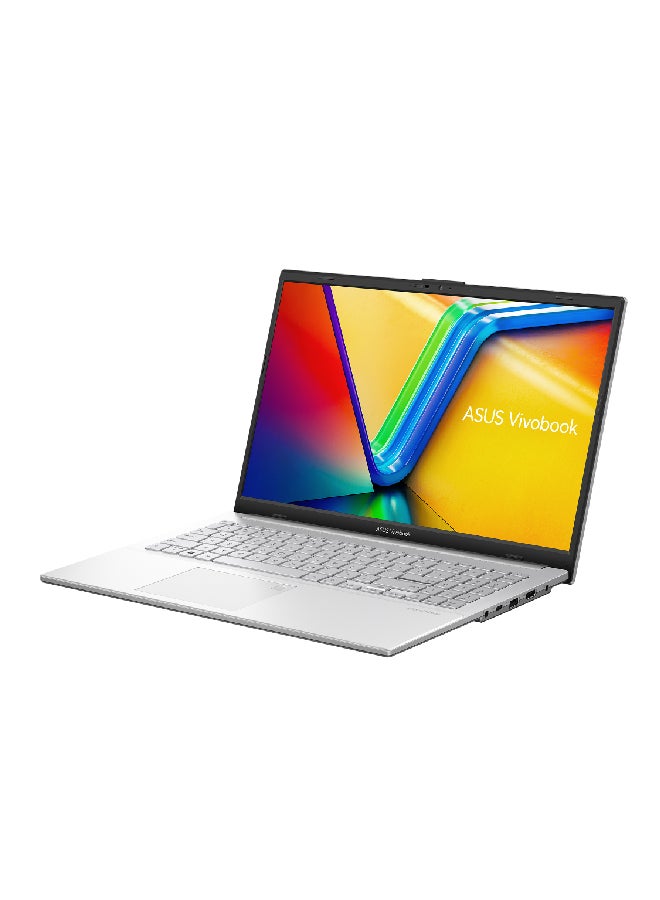 ASUS VivoBook Go Laptop With 15.6-inch Full HD (1920x1080) Display,Core i3-N305 Processor/8GB RAM DDR4/256GB SSD/DOS(Without Windows)/Intel UHD 600 Graphics/ English/Arabic Cool Silver - Image 3