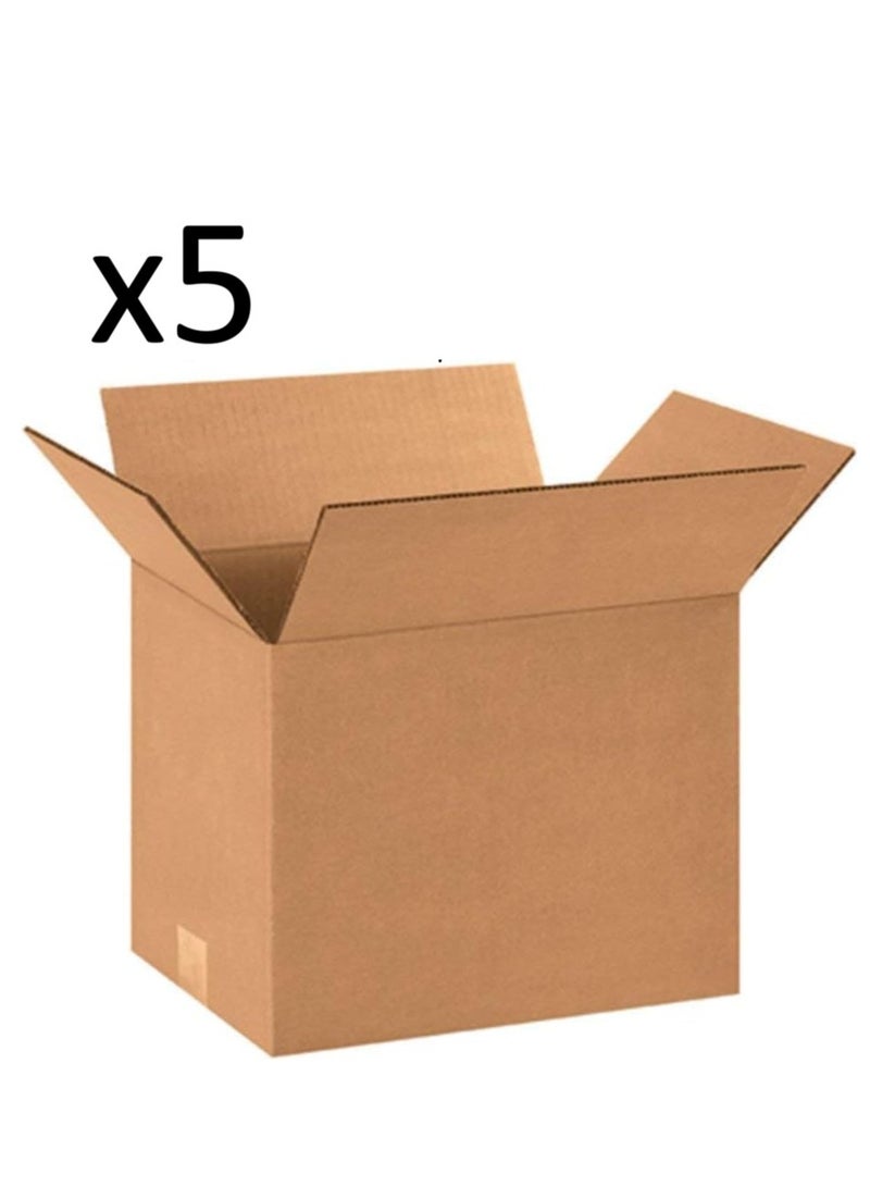 Generic 5 PLY Cardboard Box (60x40x40 CM) For Shipping, Packing, Moving, Storage Box for Home or Business, Strong (5pcs)  - Image 1