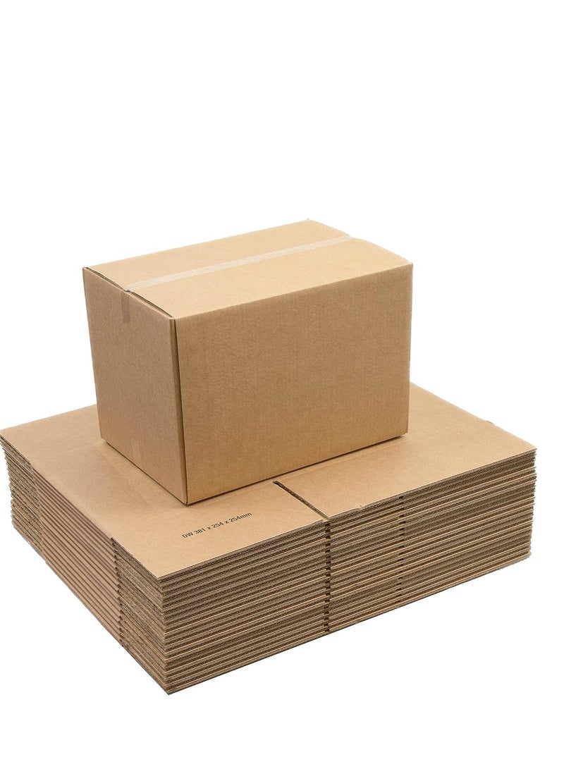 Generic 5 PLY Cardboard Box (60x40x40 CM) For Shipping, Packing, Moving, Storage Box for Home or Business, Strong (5pcs)  - Image 2