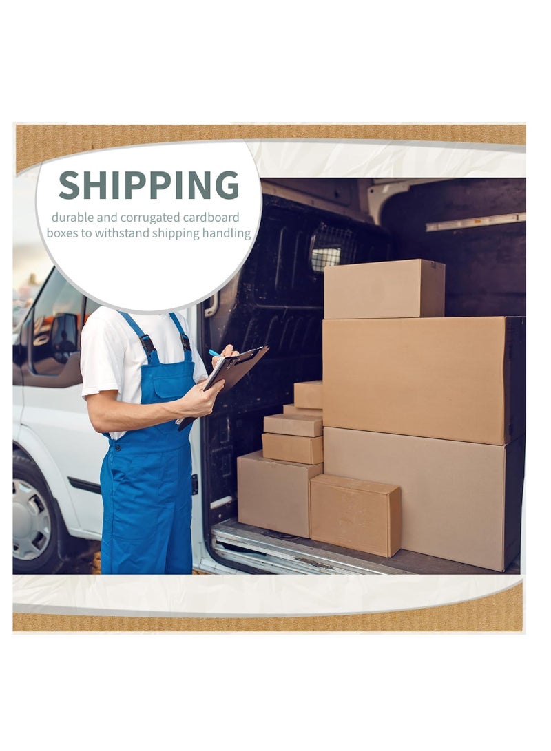 Generic 5 PLY Cardboard Box (60x40x40 CM) For Shipping, Packing, Moving, Storage Box for Home or Business, Strong (5pcs)  - Image 3