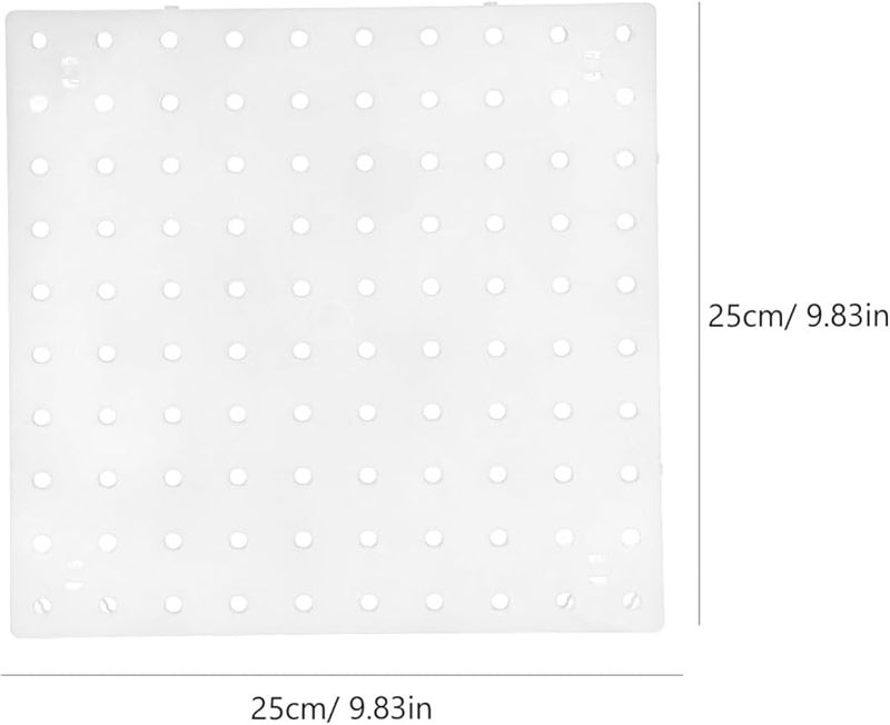 White Pegboard Display Stand Large Wall Mount Tool Storage Organizer Panel - Image 4