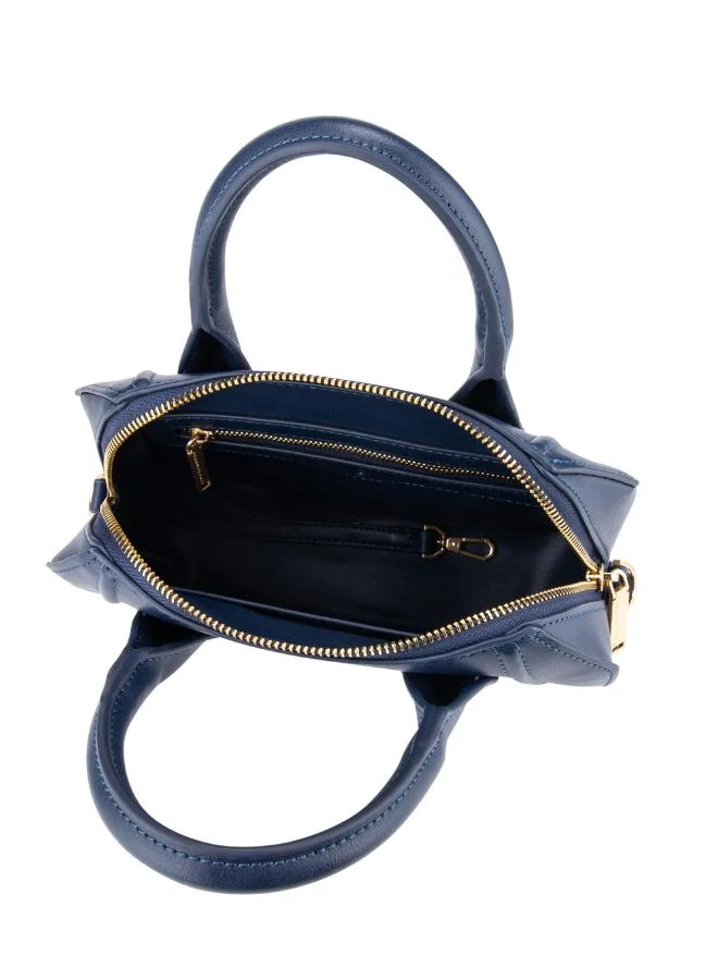 Veganologie Gemma Crossbody Bag in Blue Made from 11 Recycled Bottles