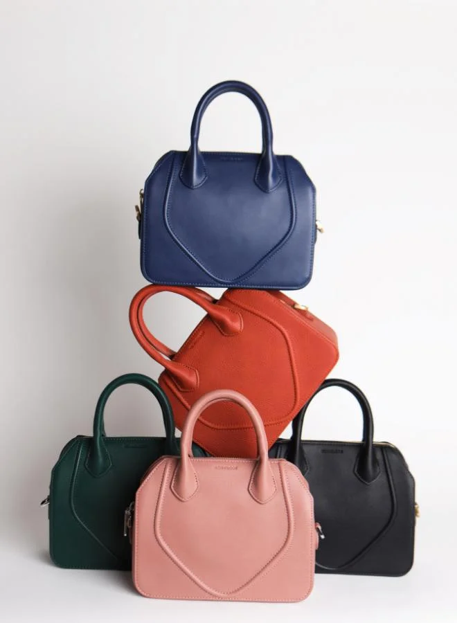 Veganologie Gemma Crossbody Bag in Blue Made from 11 Recycled Bottles