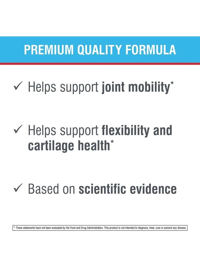 Glucosamine Sulfate Joint Support Supplement, Joint Health Supplement for Mobility and Flexibility | Joint Supplement for Women and Men | Glucosamina 1500mg | 180 Tablets