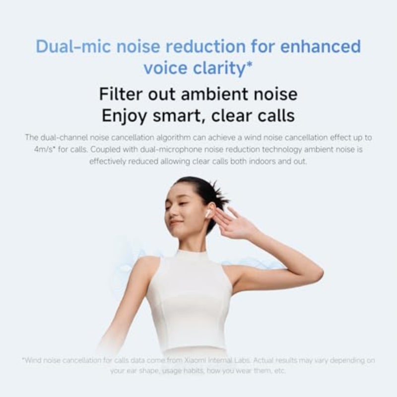 Redmi Buds 6 Active Wireless Earbuds, 14.2mm Dynamic Driver, Clear Call with Dual Mic, Bluetooth 5.4, 30-Hour Battery Life, Lightweight Design Pink - Image 4