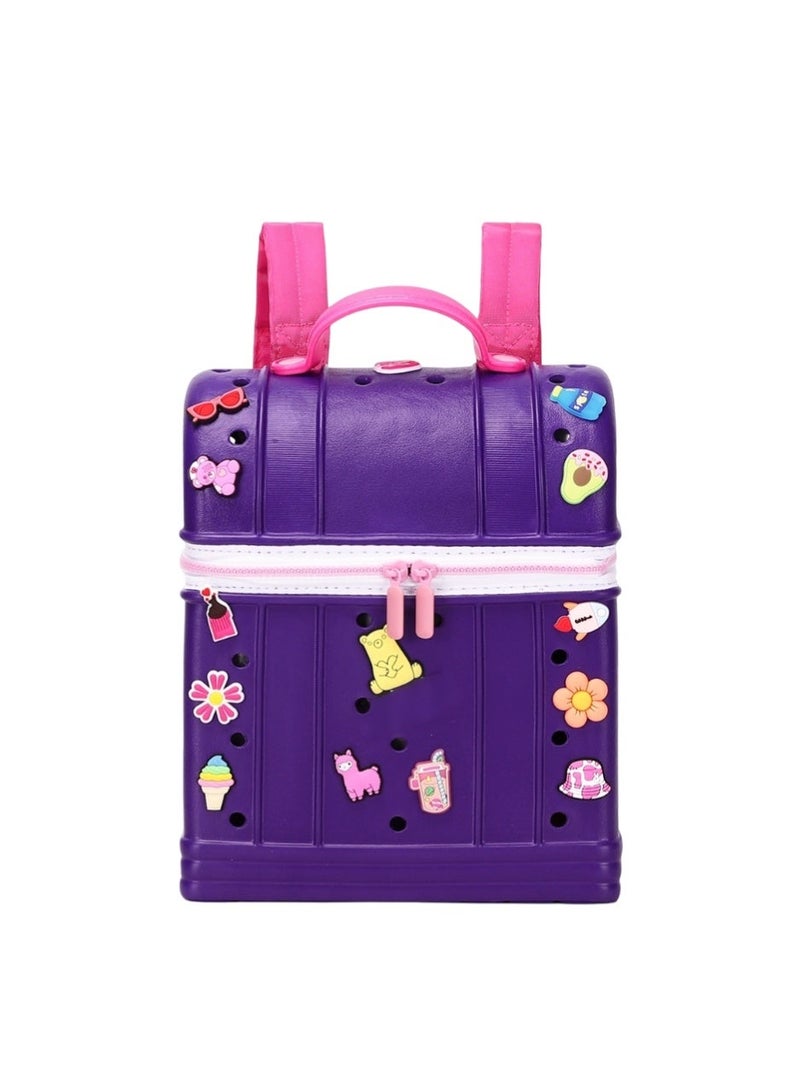 Durable EVA School Backpack for Kids | Colorful, Water-Resistant Children's Book Bag with Fun Fixed Charms | Comfortable & Easy to Clean | (Blue) & Durable EVA School Backpack for Kids | Colorful, Water-Resistant Children's Book Bag with Fun Fixed Charms | Comfortable & Easy to Clean | (Purple) & Durable EVA School Backpack for Kids | Colorful, Water-Resistant Children's Book Bag with Fun Fixed Charms | Comfortable & Easy to Clean | (Pink) & Durable EVA School Backpack for Kids | Colorful, Water-Resistant Children's Book Bag with Fun Fixed Charms | Comfortable & Easy to Clean | (Magenta) & Durable EVA School Backpack for Kids | Colorful, Water-Resistant Children's Book Bag with Fun Fixed Charms | Comfortable & Easy to Clean | Bundle - Image 3