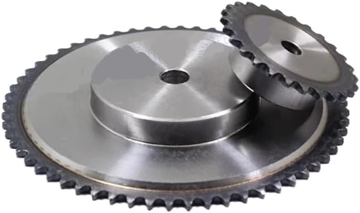 Pinion Gear Set,Motor Gear Teeth, 1Pcs 40-80Teeth 04C/25H Chain Gear 45# Steel Industrial Sprocket Wheel Craft Hole 10 12 14mm(55 Teeth,Approx 12mm) - Image 4