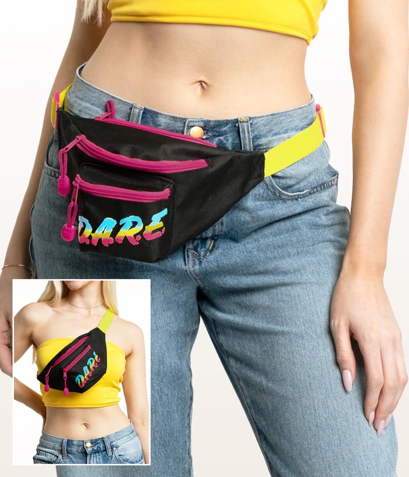 Tipsy Elves Black DARE Fanny Pack (Size One Size, Black) - Image 3