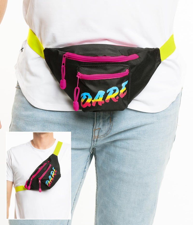 Tipsy Elves Black DARE Fanny Pack (Size One Size, Black) - Image 2