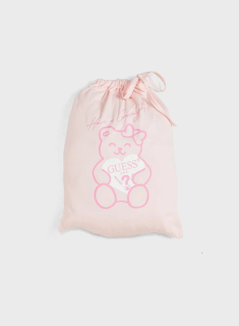 GUESS Kids Bear Print T-Shirt & Shorts Set