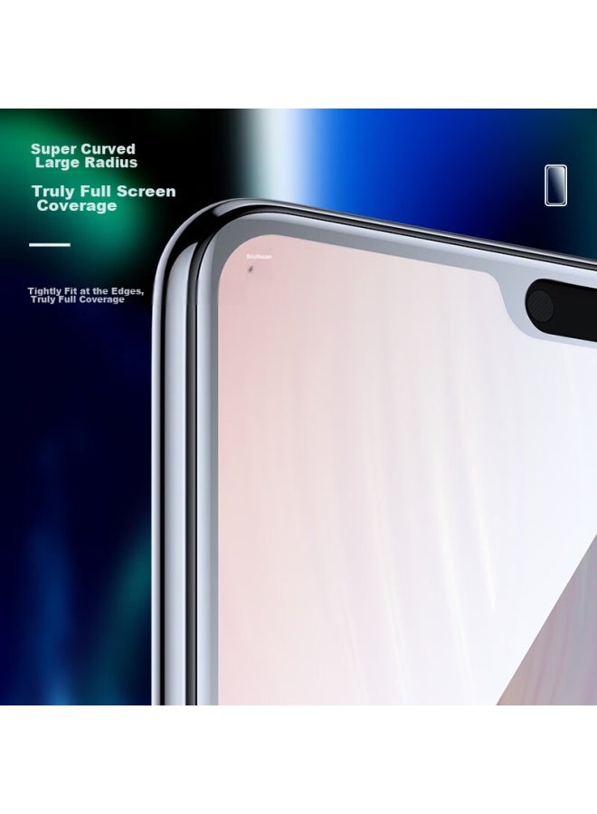 ISKA Yisika Tempered Glass Screen Protector For Huawei P20 Pro, Full Coverage, Shatterproof Edge, P20 Pro Phone Film, Hd Anti-scratch Anti-drop Low Fingerprint Protective Glass, Jm342 Black - Image 3