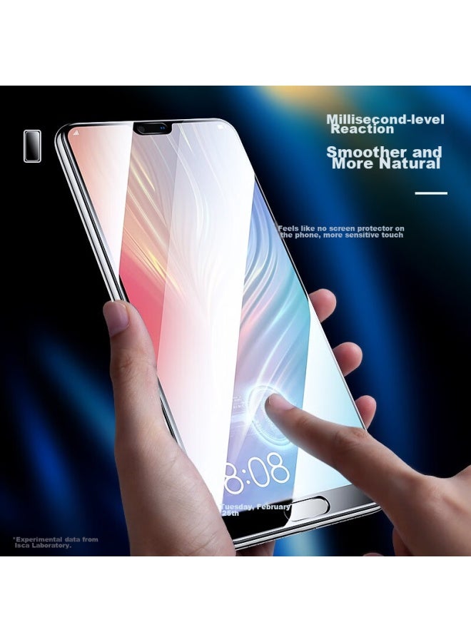 ISKA Yisika Tempered Glass Screen Protector For Huawei P20 Pro, Full Coverage, Shatterproof Edge, P20 Pro Phone Film, Hd Anti-scratch Anti-drop Low Fingerprint Protective Glass, Jm342 Black - Image 2