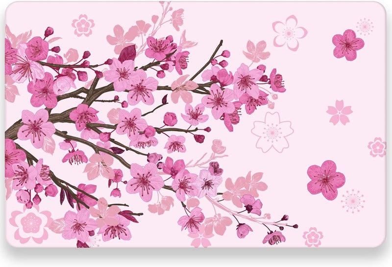 WRAPAHOLIC 50 Sheets Sakura Floral Paper Place Mats  11 x 17 Inch Disposable Placemat Cherry Blossom Decorative Paper Table Mats for Dinner Table Setting Party Supplies - Image 1