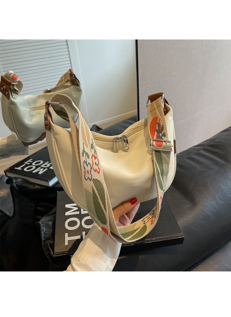KUYING New Fashionable Commuter Premium Texture Fashionable Underarm Canvas One Shoulder Oblique Bag 