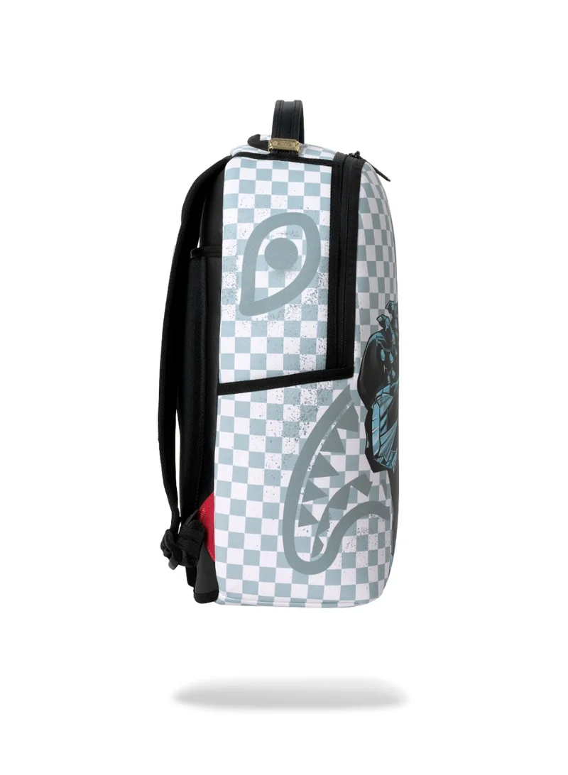 Sprayground  MARVEL BLACK PANTHER WAKANDA FOREVER ON WHITE CHECK DLXSV BACKPACK  | Best Price UAE