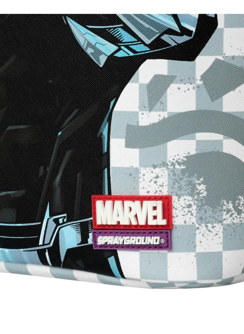 Sprayground  MARVEL BLACK PANTHER WAKANDA FOREVER ON WHITE CHECK DLXSV BACKPACK  | Best Price UAE