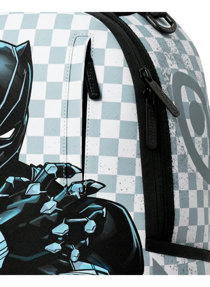 Sprayground  MARVEL BLACK PANTHER WAKANDA FOREVER ON WHITE CHECK DLXSV BACKPACK  | Best Price UAE