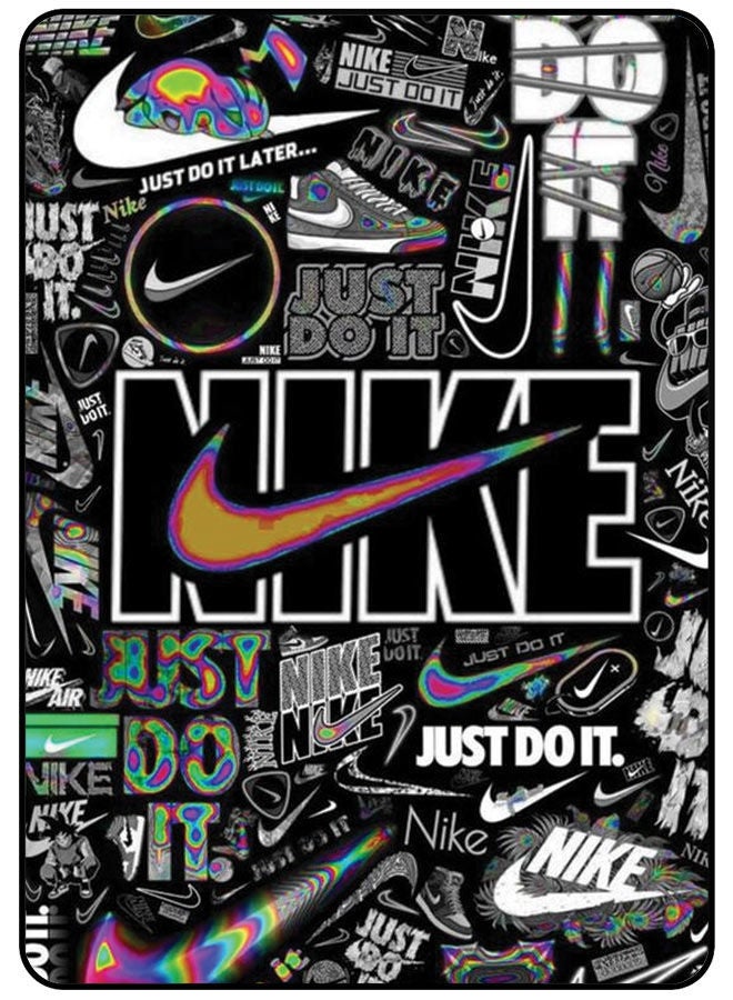 EYE CATCH Protective Case Cover For Apple iPad Pro 12.9 Inch (2021) Nike - Image 1