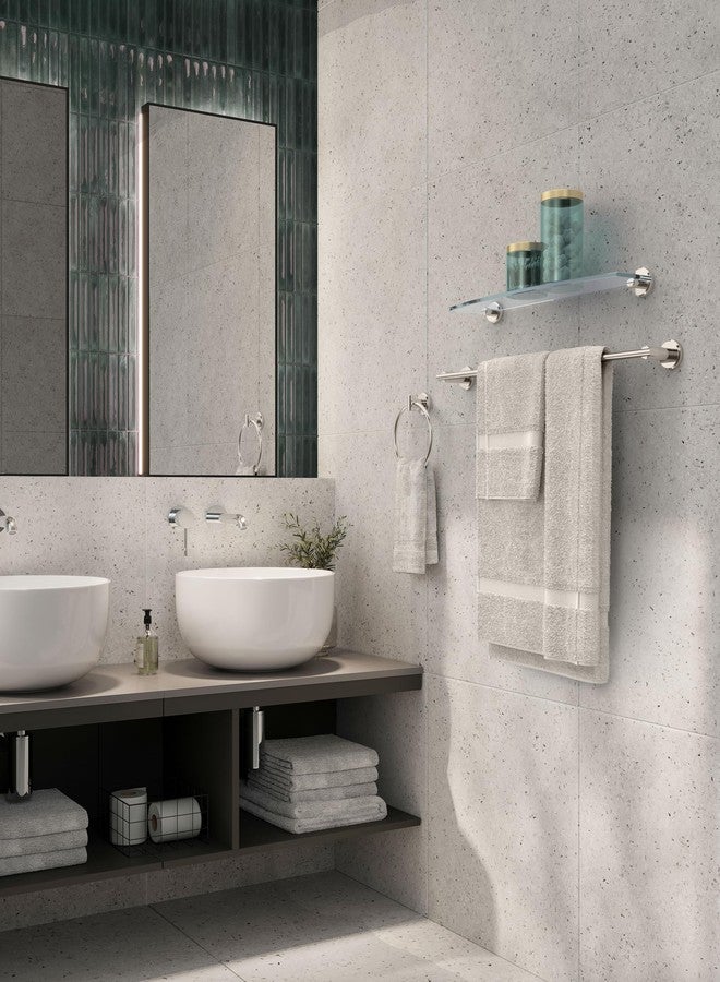 Gatco 5472 Locke Towel Ring, Polished Nickel - Image 3