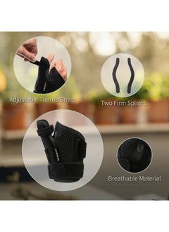 BraceUP Thumb Splint Brace Right Left Hand Women and Men, Spica Splint, CMC Thumb Brace with Thumb Support, for Arthritis, Tendonitis, Carpal Tunnel Pain Relief and Thumb Sprain (Pink)  - Image 5