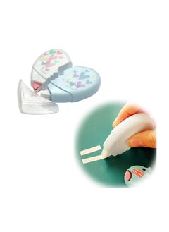 Y&D 1 Pcs Correction Tape, SYOSI Prime Durable Heart Shape Stationery White Out Tape for Home School Office Students, Random Colorr  - Image 1