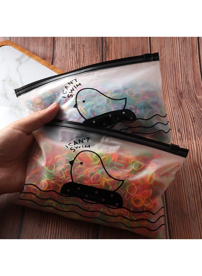QZ RUBBER BANDS, MULTI-FUNCTIONAL RUBBER BANDS. bRAIDED ELASTIC BANDS, SUITABLE FOR VARIOUS SCENARIOS. hIGHLY ELASTIC, DURABLE, AND ANTI-AGING HAIR BANDS, SPECIFICALLY DESIGNED FOR CHILDREN'S BRAIDED HAIR. sOFT AND ELASTIC BANDS - Image 3
