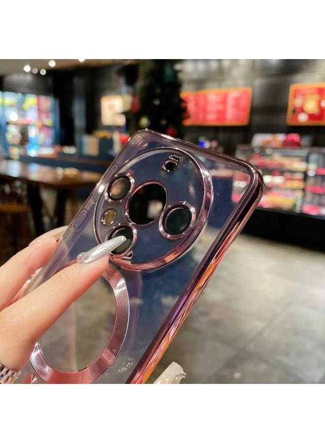 S-TOP Case For Huawei Mate 40 Pro Electroplating Transparent MagSafe TPU Phone Case - Image 5