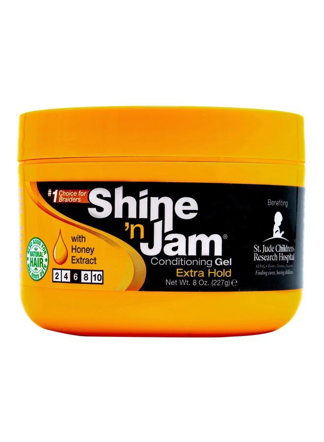 Shine 'n Jam Shine-N-Jam Shine N Jam Conditioning Gel Extra Hold 8 Ounce (Pack Of 2) - Image 1