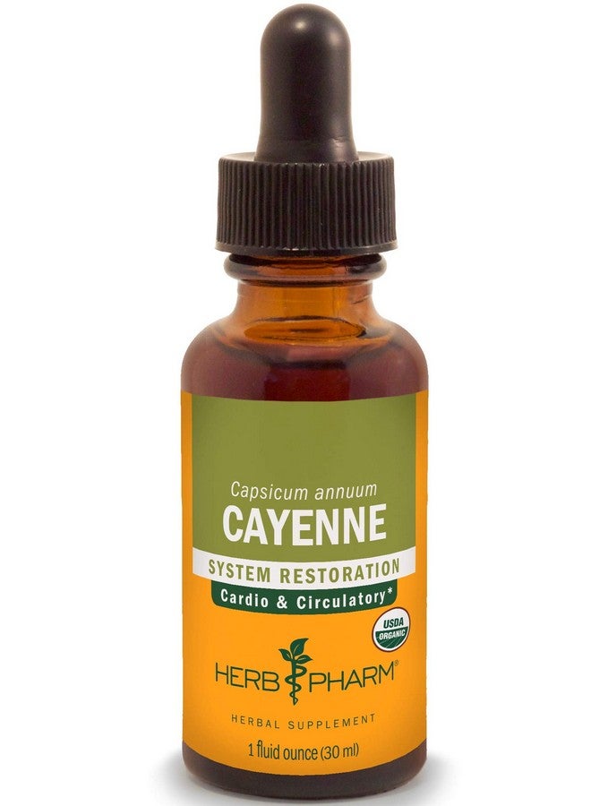 HERB PHARM Certified Organic Cayenne Extract For Cardiovascular And Circulatory Support 1 Ounce - Image 2