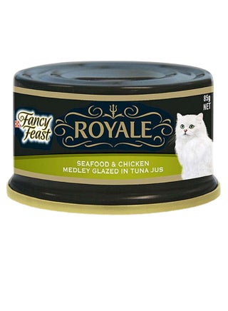 Royale Seafood & Chicken Medley Glazed in Tuna Jus Wet Cat Food