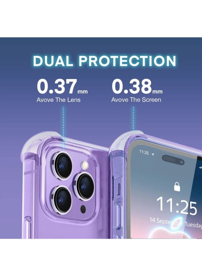 SHOPI - Crystal Clear Designed for iPhone 14 Pro Max Case Slim Thin Shockproof Protective Phone Case Non-Yellowing Clear - Image 1