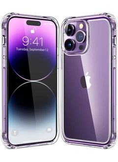 Crystal Clear Designed for iPhone 14 Pro Max Case Slim Thin Shockproof Protective Phone Case Non-Yellowing Clear