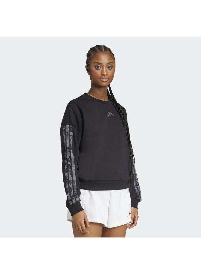 Adidas سويت AOP W           أسود/متعدد الألوان - Image 4
