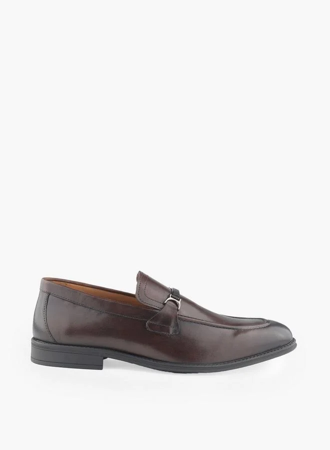 Duchini BROWN Men Metallic Accent Slip-On Loafers for Men | Best Price UAE