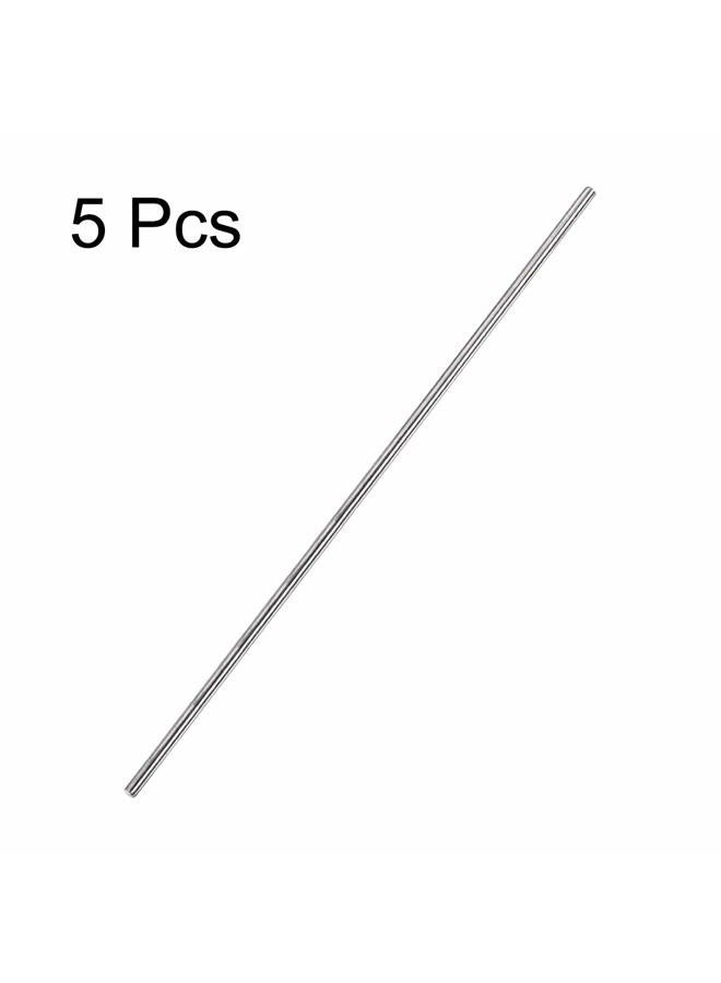 uxcell 3mm x 300mm 304 Stainless Steel Solid Round Rod for DIY Craft - 5pcs - Image 3