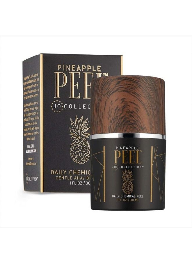 JO COLLECTION Retinol & Hyaluronic Acid - The Pineapple Peel- Professional Daily Leave-On Glycolic Acid Peel- Gentle Anti-Aging Home Chemical Peel Exfoliator- Alpha & Beta Hydroxy Acids- Enzyme Peel  - Image 1