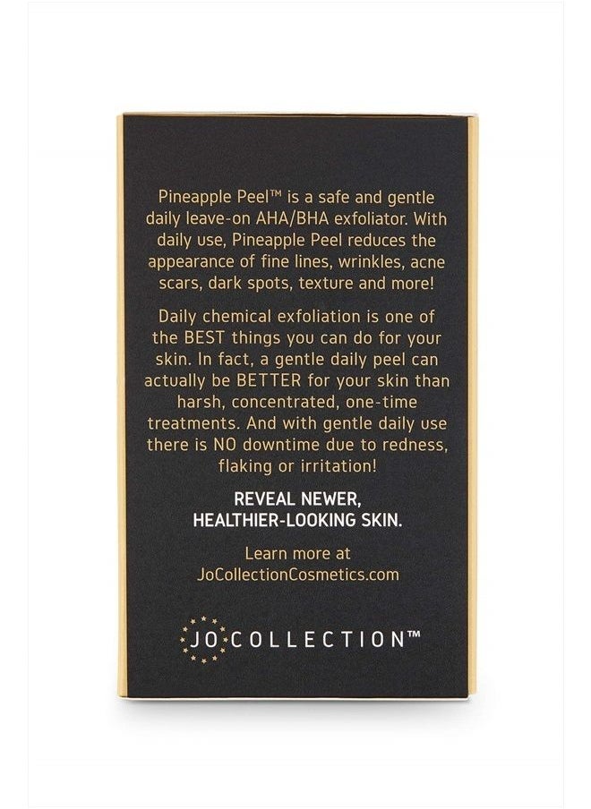 JO COLLECTION Retinol & Hyaluronic Acid - The Pineapple Peel- Professional Daily Leave-On Glycolic Acid Peel- Gentle Anti-Aging Home Chemical Peel Exfoliator- Alpha & Beta Hydroxy Acids- Enzyme Peel  - Image 5