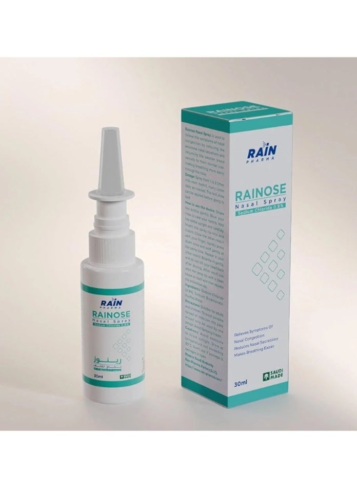 RAINOSE 0.9% NASAL SPRAY 30ML
