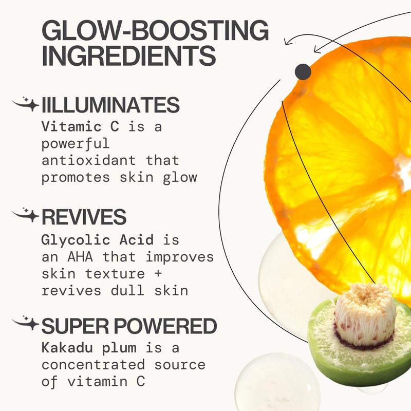 Pacifica Vitamin C Serum for Face â€“ Glow Baby Brightening Facial Serum with Glycolic Acid â€“ Vitamin C Booster Skin Care, Dark Spot Corrector, Vegan Skincare for Glowing Skin, Dermatologist Tested - Image 3