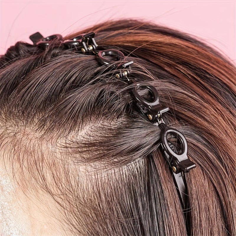عصابة رأس نسائية متعددة الطبقات منسوجة مفرغة مع عقدة - Image 3